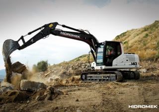 Excavatrice sur chenilles Hidromek HMK 140 LC