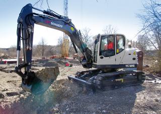 Excavatrice sur chenilles Schaeff TC 125