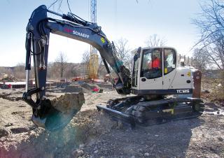 Excavatrice sur chenilles Schaeff TC 125