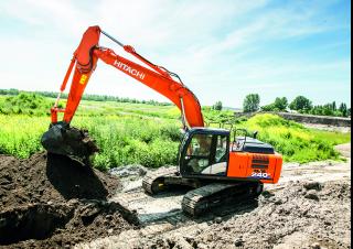 Excavatrice sur chenilles Hitachi ZX240N-6