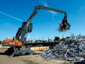 Excavatrice sur pneus Atlas 230 MH