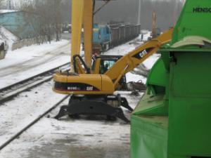 Excavatrice sur pneus Caterpillar M 318 C MH