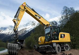 Excavatrice sur pneus Caterpillar M320F