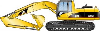 Excavatrice sur chenilles Caterpillar 330 C LN