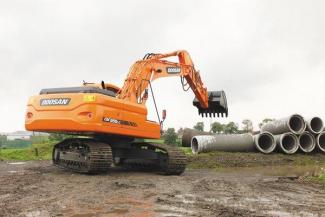 Excavatrice sur chenilles Doosan DX255NLC-3