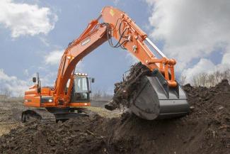 Excavatrice sur chenilles Doosan DX255NLC-3