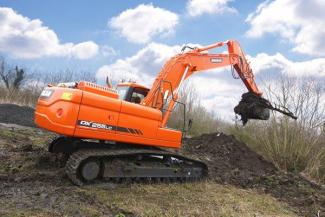 Excavatrice sur chenilles Doosan DX255NLC-3