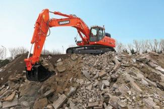 Excavatrice sur chenilles Doosan DX420NLC-3