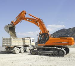 Excavatrice sur chenilles Doosan DX 520 LC