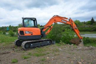 Excavatrice sur chenilles Doosan DX 85 R 3