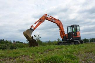 Excavatrice sur chenilles Doosan DX 85 R 3