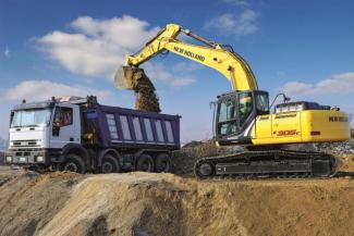 Excavatrice sur chenilles New Holland E305C