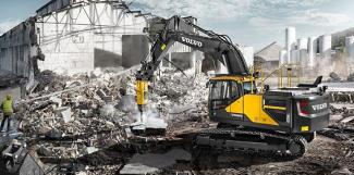 Excavatrice sur chenilles Volvo EC250EL