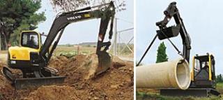 Excavatrice sur chenilles Volvo ECR88