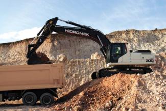 Excavatrice sur chenilles Hidromek HMK 300 LC
