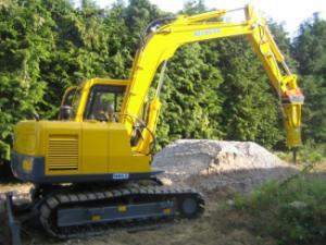 Excavatrice sur chenilles Neumeier NR 8.5
