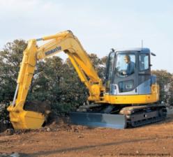 Excavatrice sur chenilles Komatsu PC80MR-3
