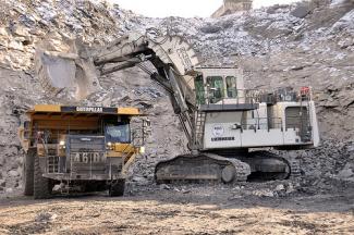 Excavatrice sur chenilles Liebherr R 9350 