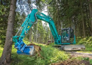 Excavatrice sur chenilles Kobelco SK 85 MSR 3