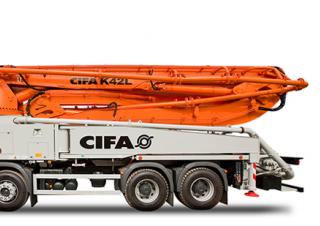 Pompes à béton Pompes à béton montées sur camion CIFA K42L