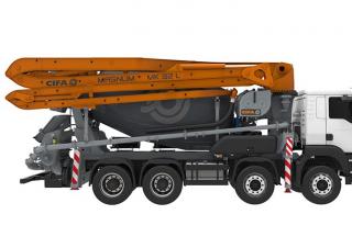 Pompes à béton pour camion CIFA MK32L
