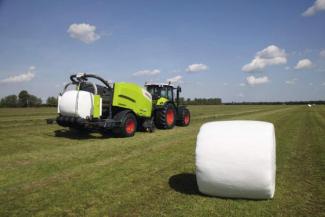 Presses à balles rondes Claas Rollant 455 RC Uniwrap