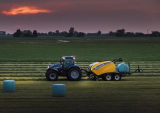 Presses à balles rondes New Holland Roll Baler 125 Combi