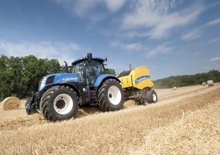 Presses à balles rondes New Holland Roll Belt 150 Activesweep Pu