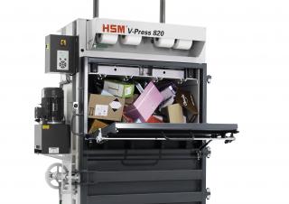 Presses à déchets HSM V-Press 820 eco