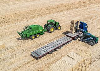 Presses de grandes balles + à haute pression John Deere L633