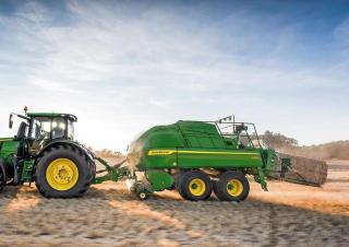 Presses de grandes balles + à haute pression John Deere L634 