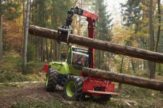 Machines forestières Remorques de débardage spéciales Werner WF-trac 1500