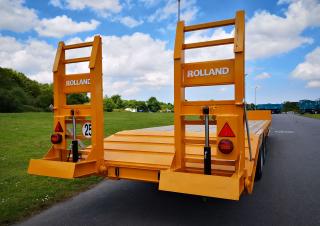 Remorque agricole Remorques surbaissées Rolland Low loader 320 L