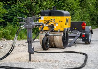 Rouleaux Rouleaux vibrants tandem Mecalac MBR71
