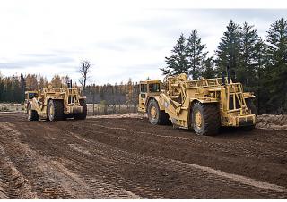 Scrapeurs Caterpillar 637G Auger