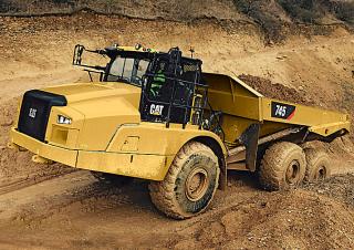 Tombereaux articulés Caterpillar 745