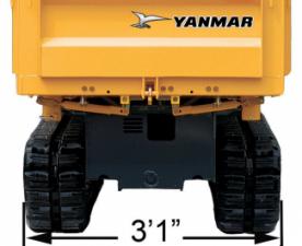 Bennes à chenilles Yanmar C 12 RB