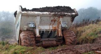 Bennes sur pneus Terex TA 10