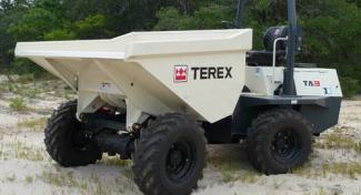 Bennes sur pneus Terex TA 3