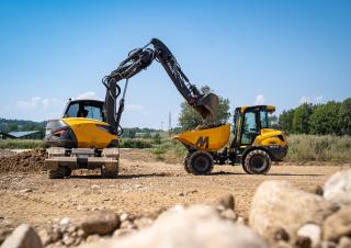 Bennes sur pneus Mecalac 6MDX