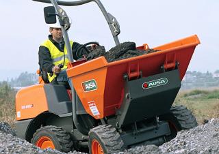 Bennes sur pneus Ausa D 100 AHG