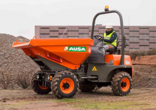 Bennes sur pneus Ausa D 250 AHG