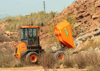 Bennes sur pneus Ausa DR 1001 AHG