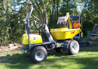 Bennes sur pneus électriques Wacker Neuson DW15e