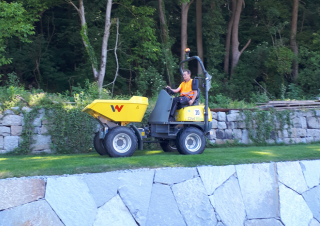 Bennes sur pneus électriques Wacker Neuson DW15e