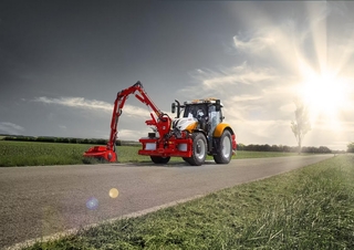 Véhicule Tracteurs municipaux Steyr 4125 Profi CVT Basis