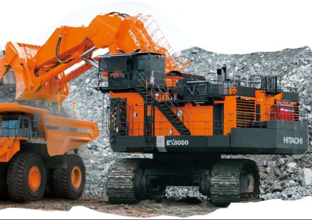 自動車 HITACHI EX8000-6 EXCAVATOR Hitachi EX8000-6 excavator specs & dimensions (2017 - 2025