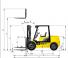 Hyundai 25 D 7 E Dimensions et taille