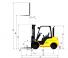 Hyundai 25D-9E Dimensions et taille