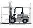 Caterpillar DP 25 Dimensions et taille